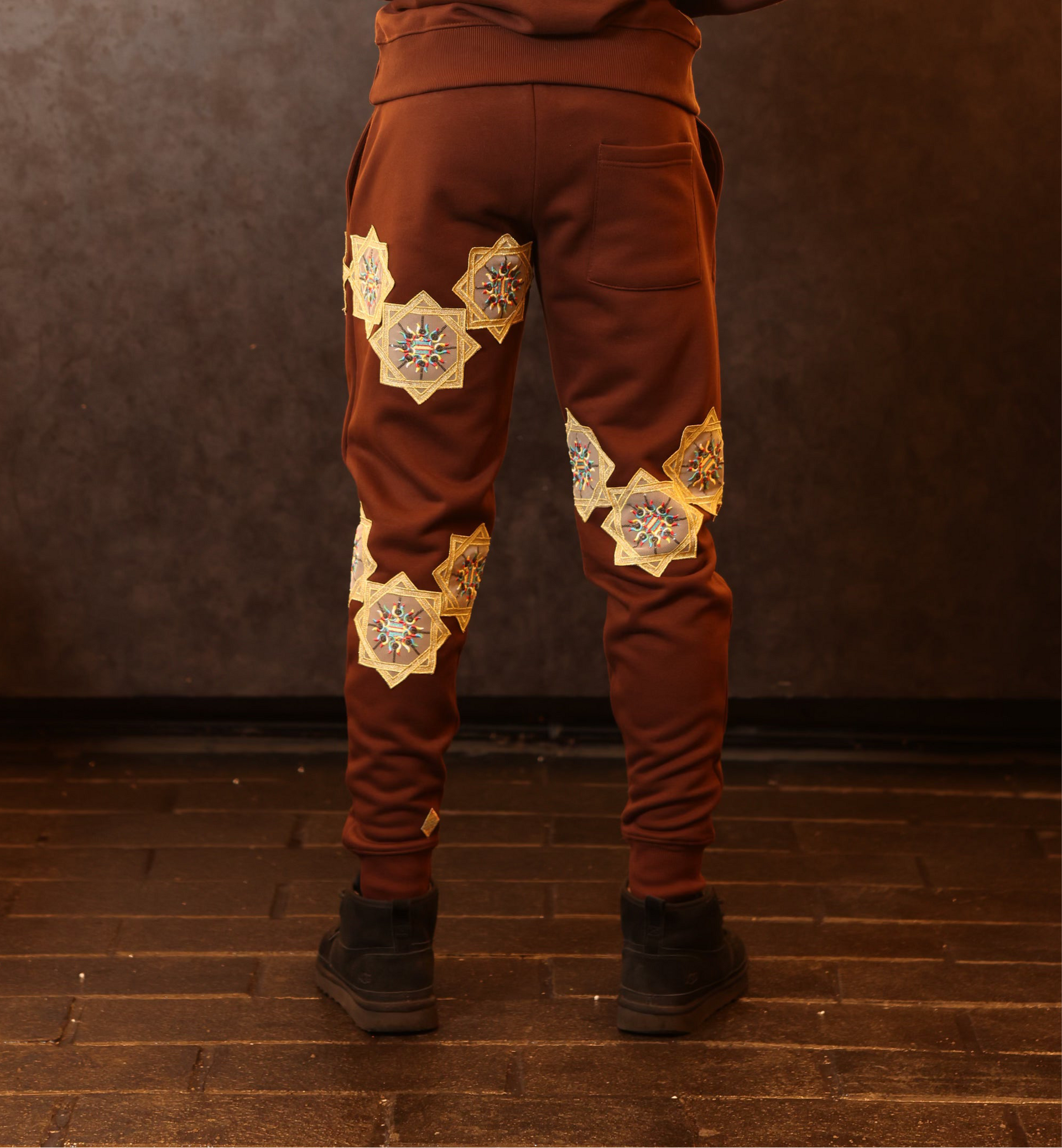 Suns Up Brown Sweats
