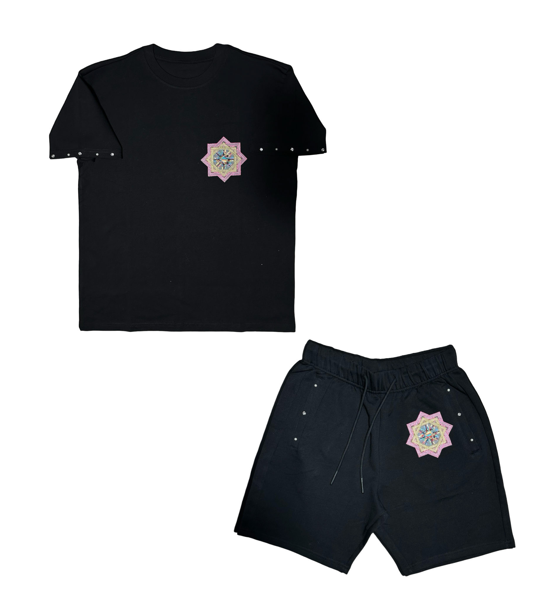 Pink Star Short Set