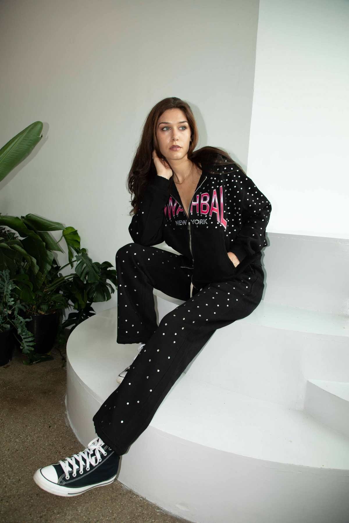NY PINK SWEATSUIT