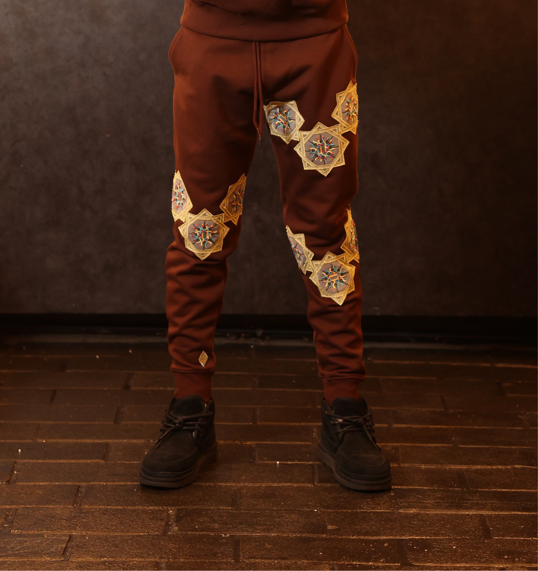 Suns Up Brown Sweats