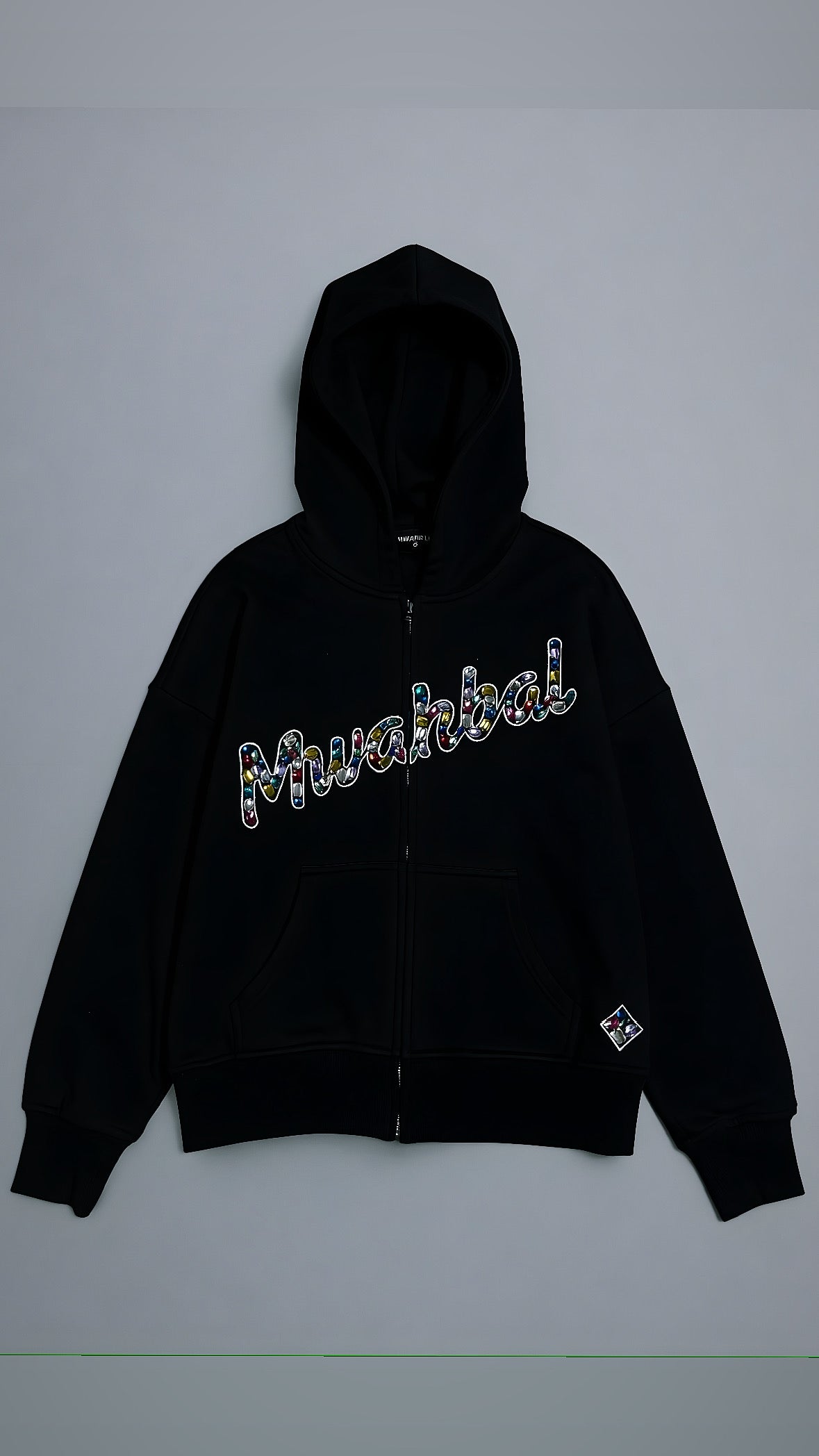 MWAHBAL Gemstone Zipper