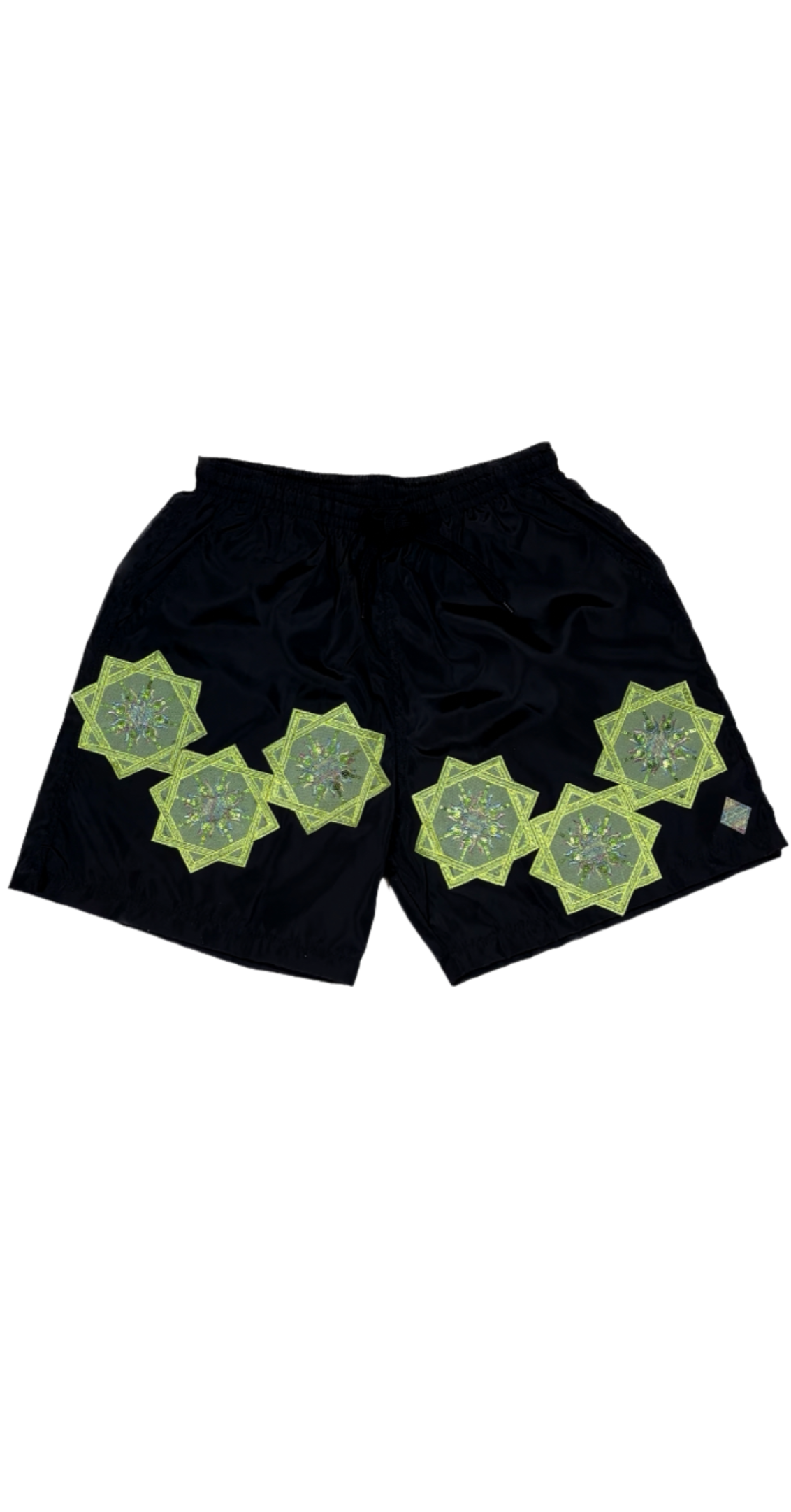 E-Slizzy Black Shorts - MWAHBAL 