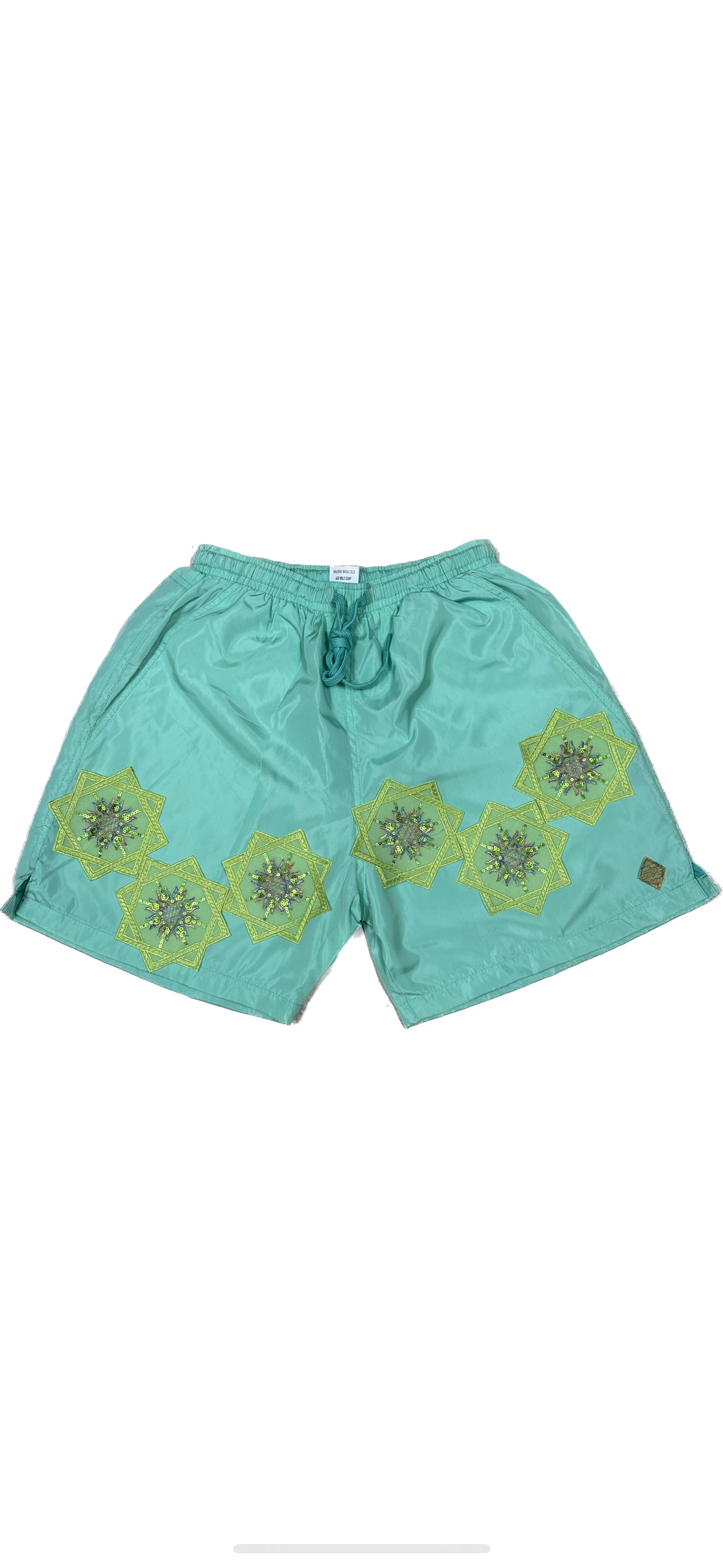 E-Slizzy Turquoise Shorts