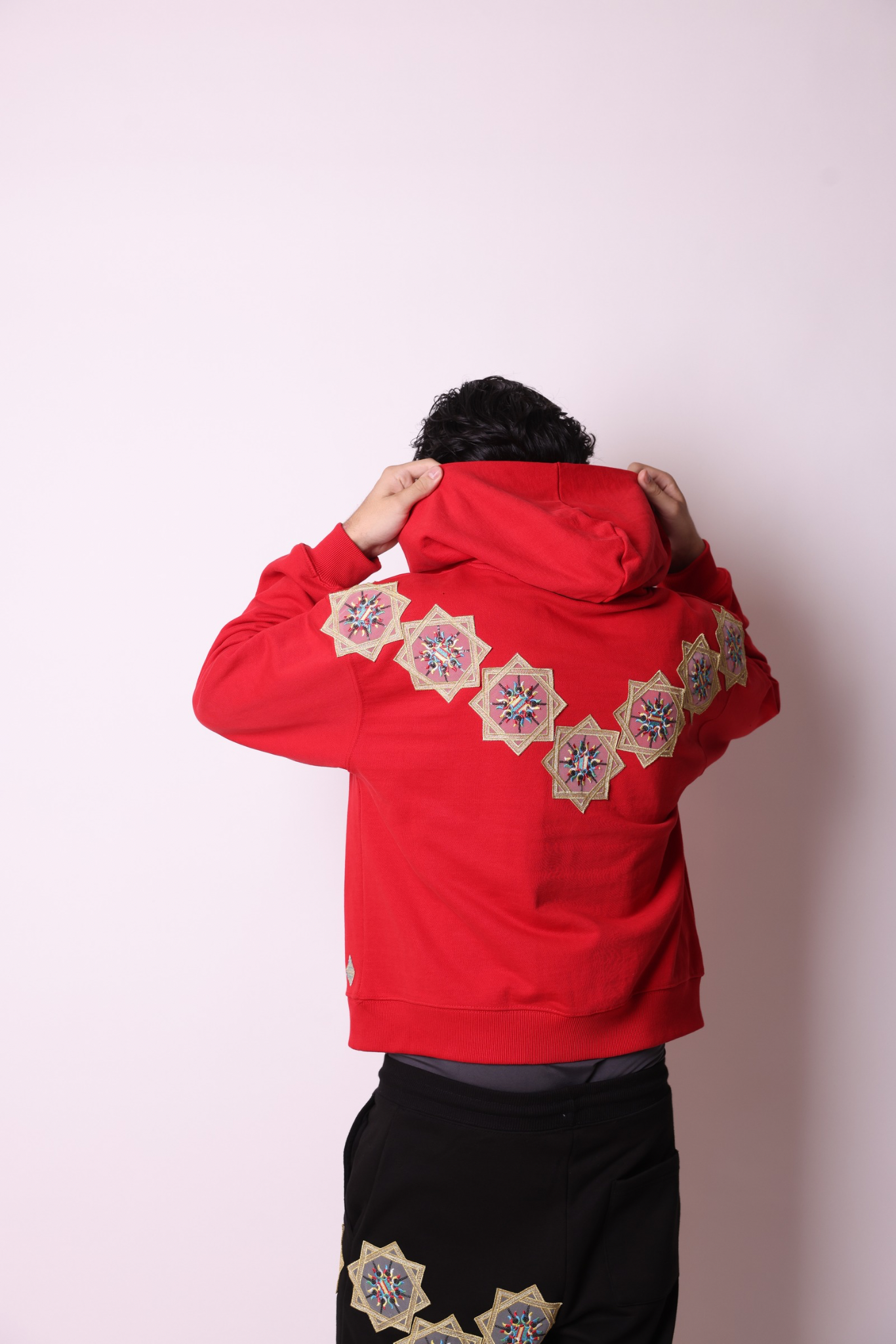 Suns Up Red Zipper Hoodie