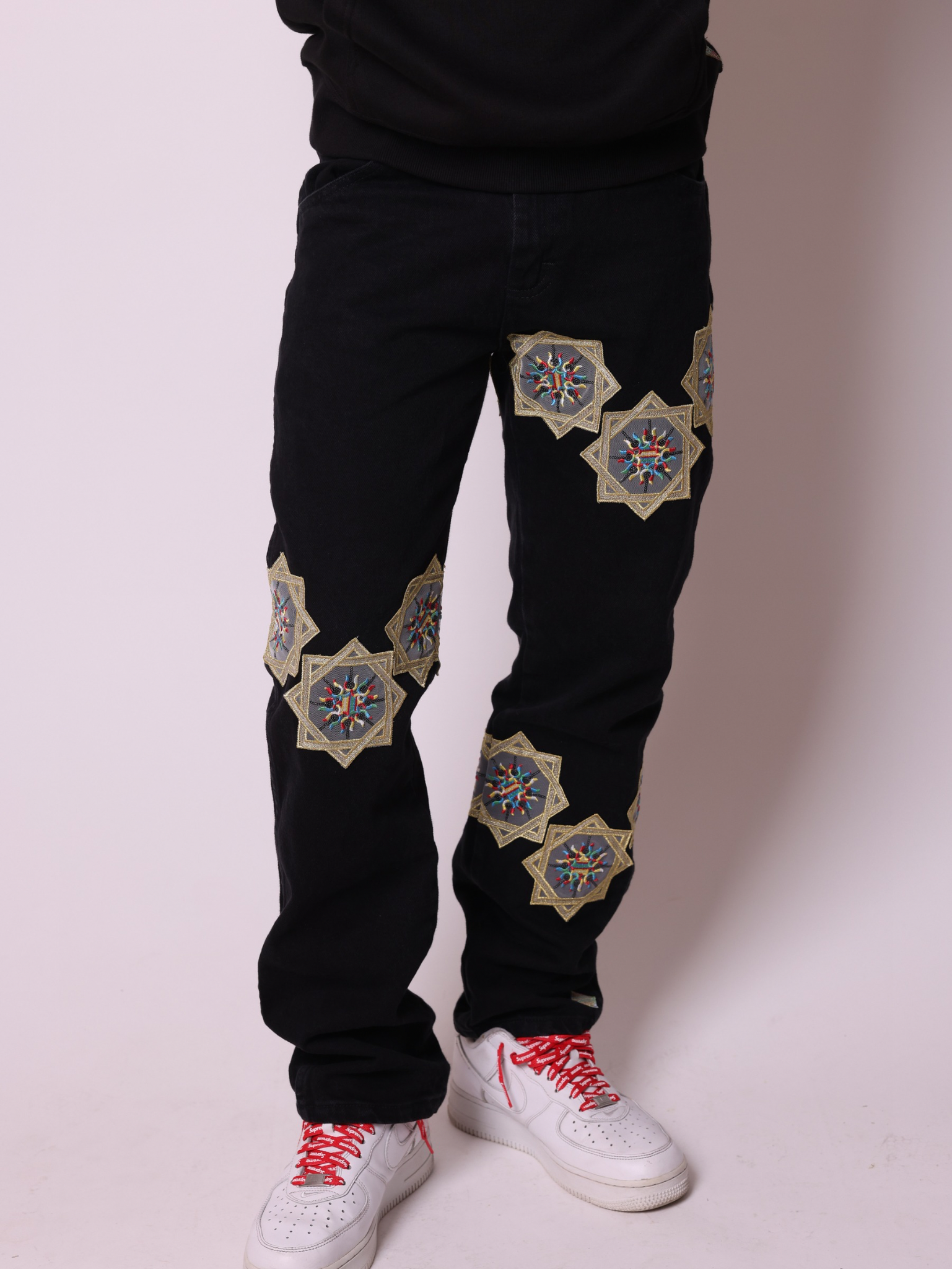 Suns Up Black Jeans